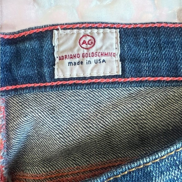 AG Adriano Goldschmied Women's Blue Denim Cigarette Jeans. Size 28R -Gently Used - Picture 7 of 13